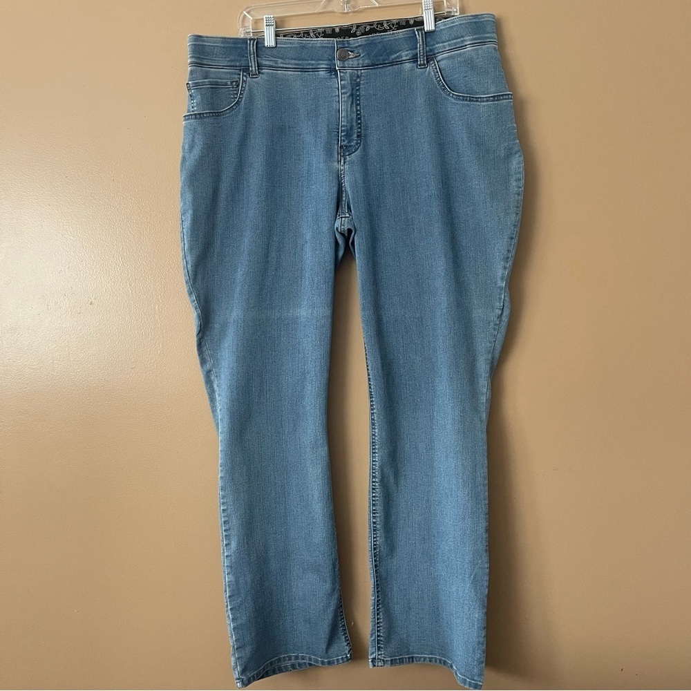 Lee riders Light Blue mid rise boot cut Jeans size 16w